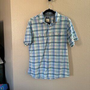 GH Bass Men's Short Sleeve Shirt ‎ Size Medium